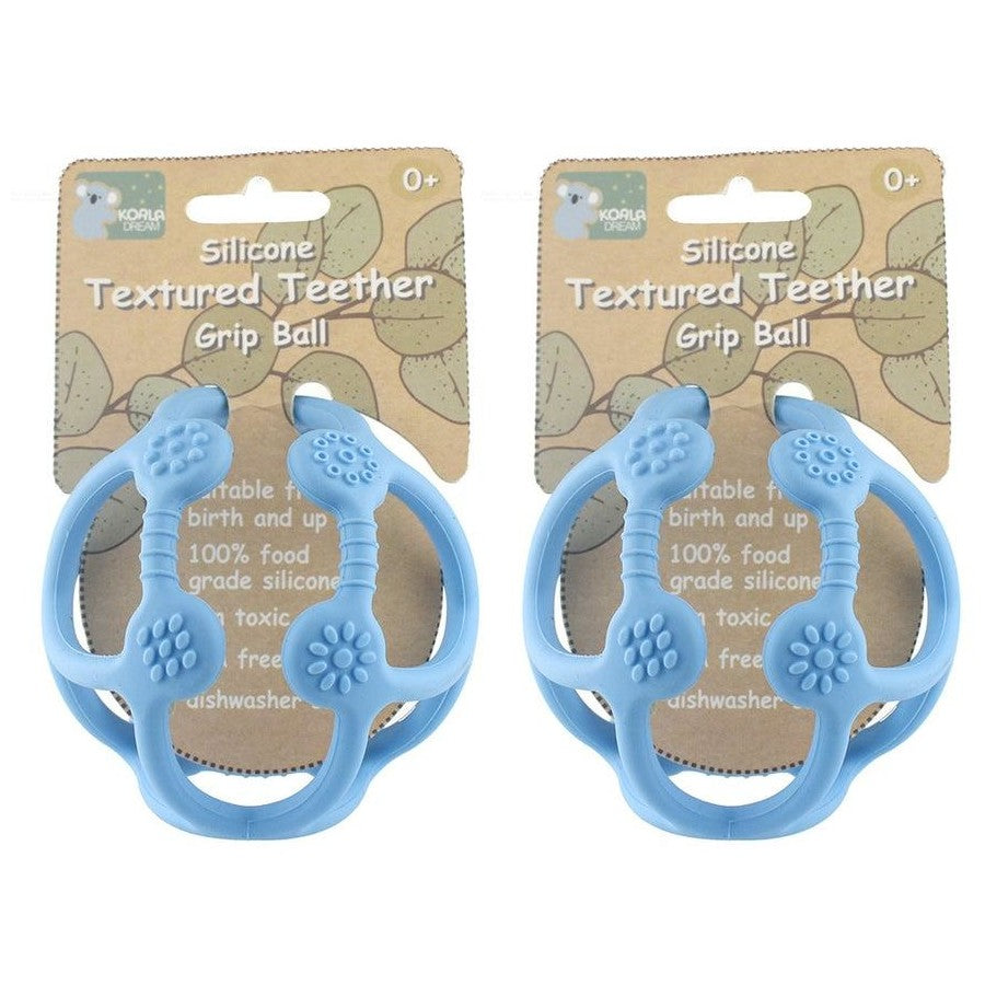 Silicone Splash Teether – Blue (Koala Dream)