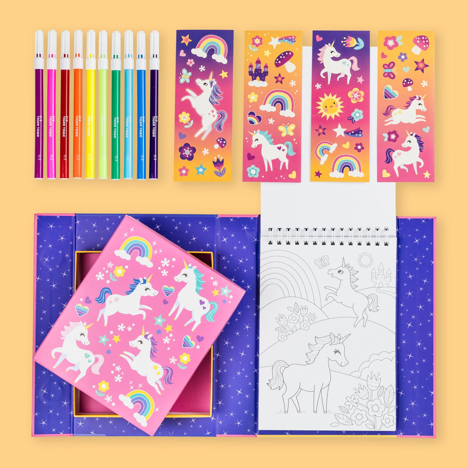 Colouring Set Unicorn Magic - Tiger Tribe