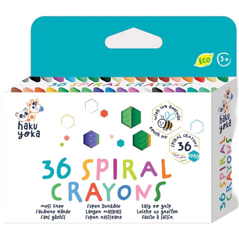 36 Spiral Crayons