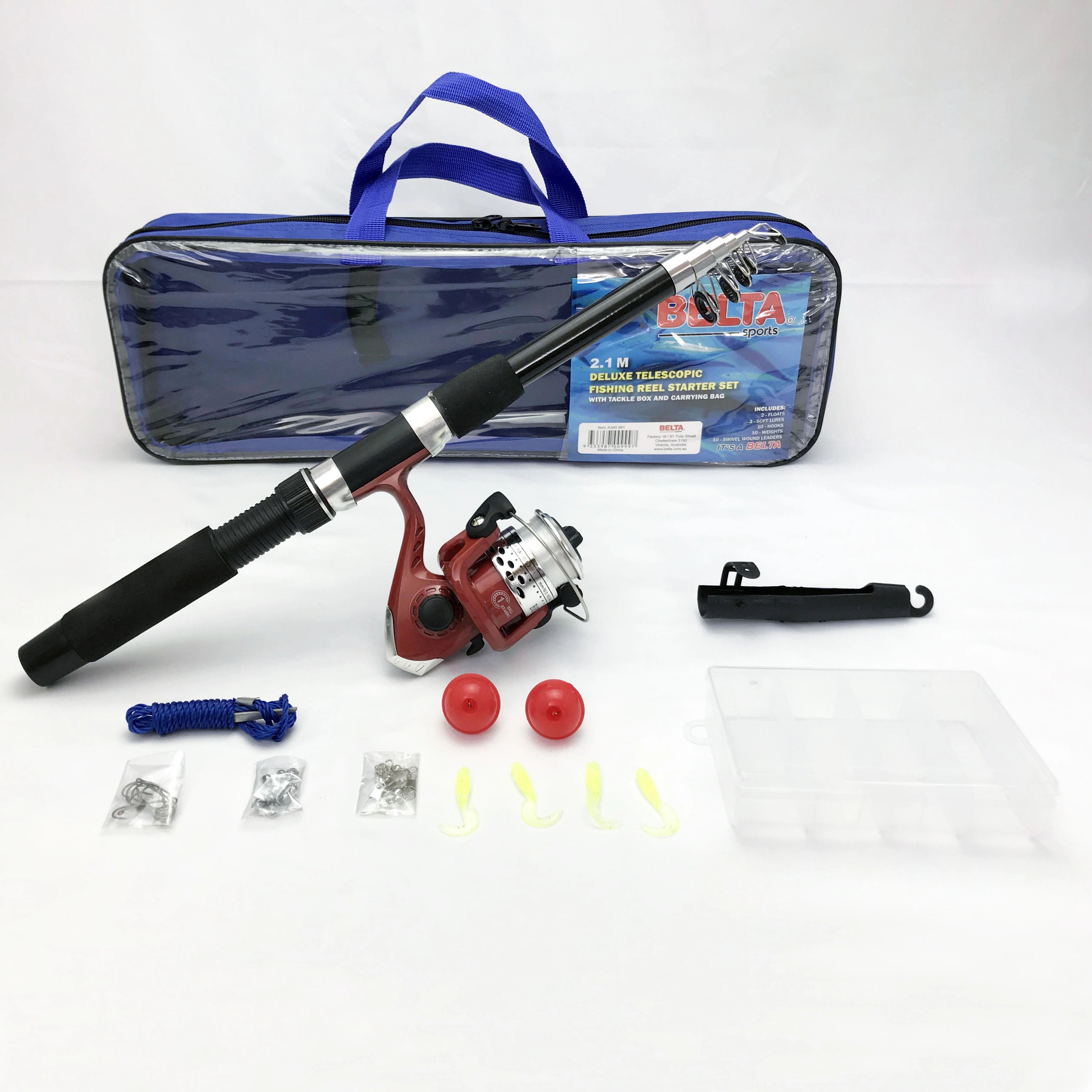 best telescopic fishing rods australia Deluxe Fishing Set with Telescopic Rod