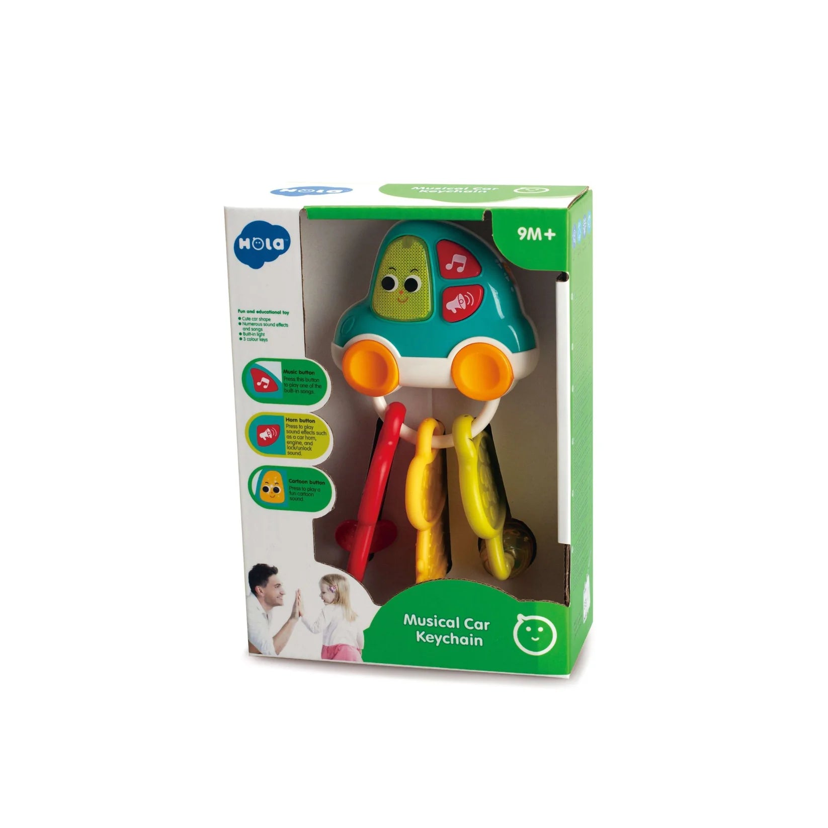 Musical Car Keychain - Hola