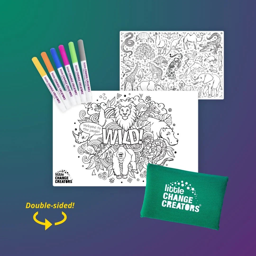 Re-fun-able 'pocket Colouring Set' - Wild