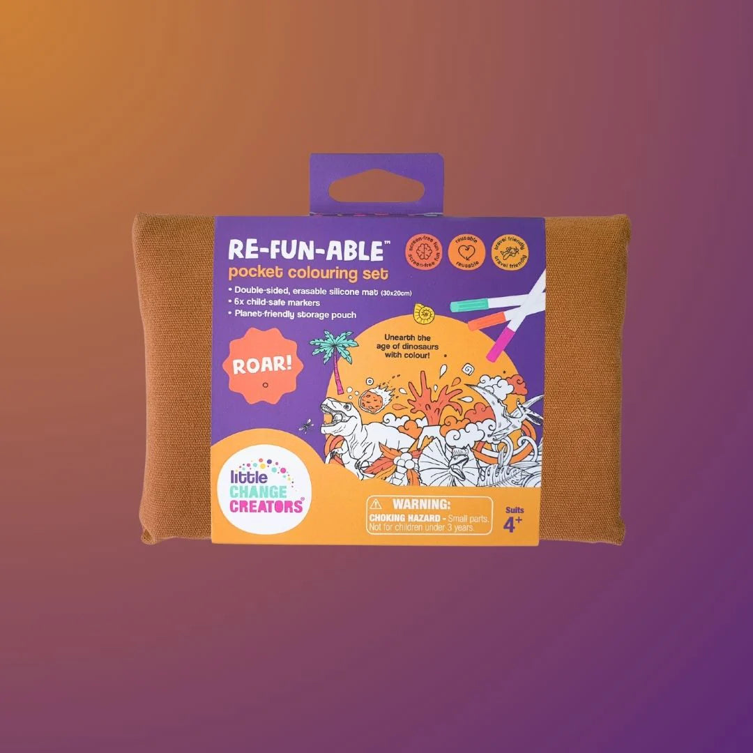 Re-fun-able 'pocket Colouring Set' - Roar