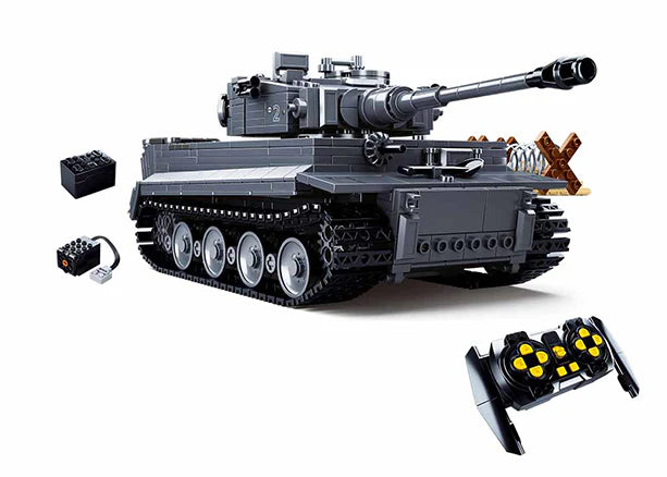 Powerbricks - RC Panzerkampfwagen TIGER Tank 814pcs - Sluban