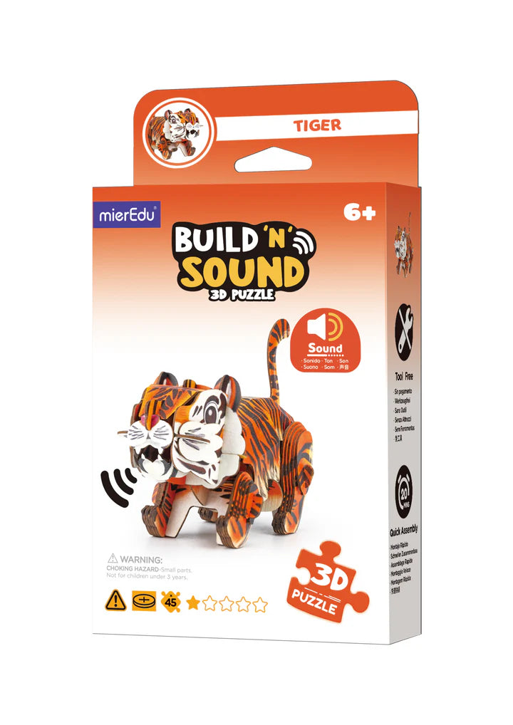 'build N Sound' 3d Puzzle - Tiger