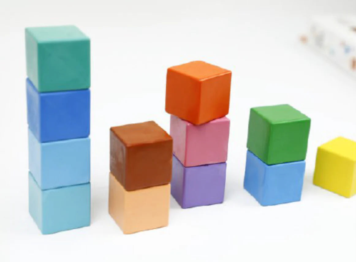 6 Cube Crayons: Rainbow Colours