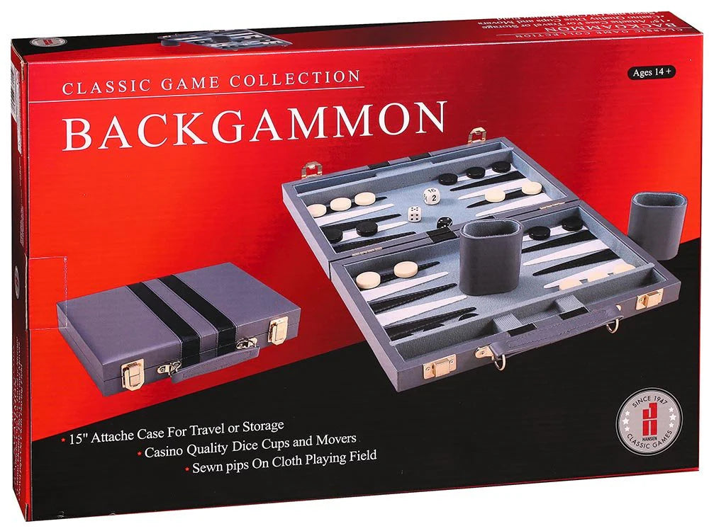 Backgammon 11 inch Board - Classic game collection