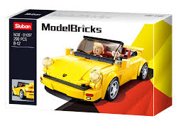 Sluban Model Bricks - Sports Car Convertable
