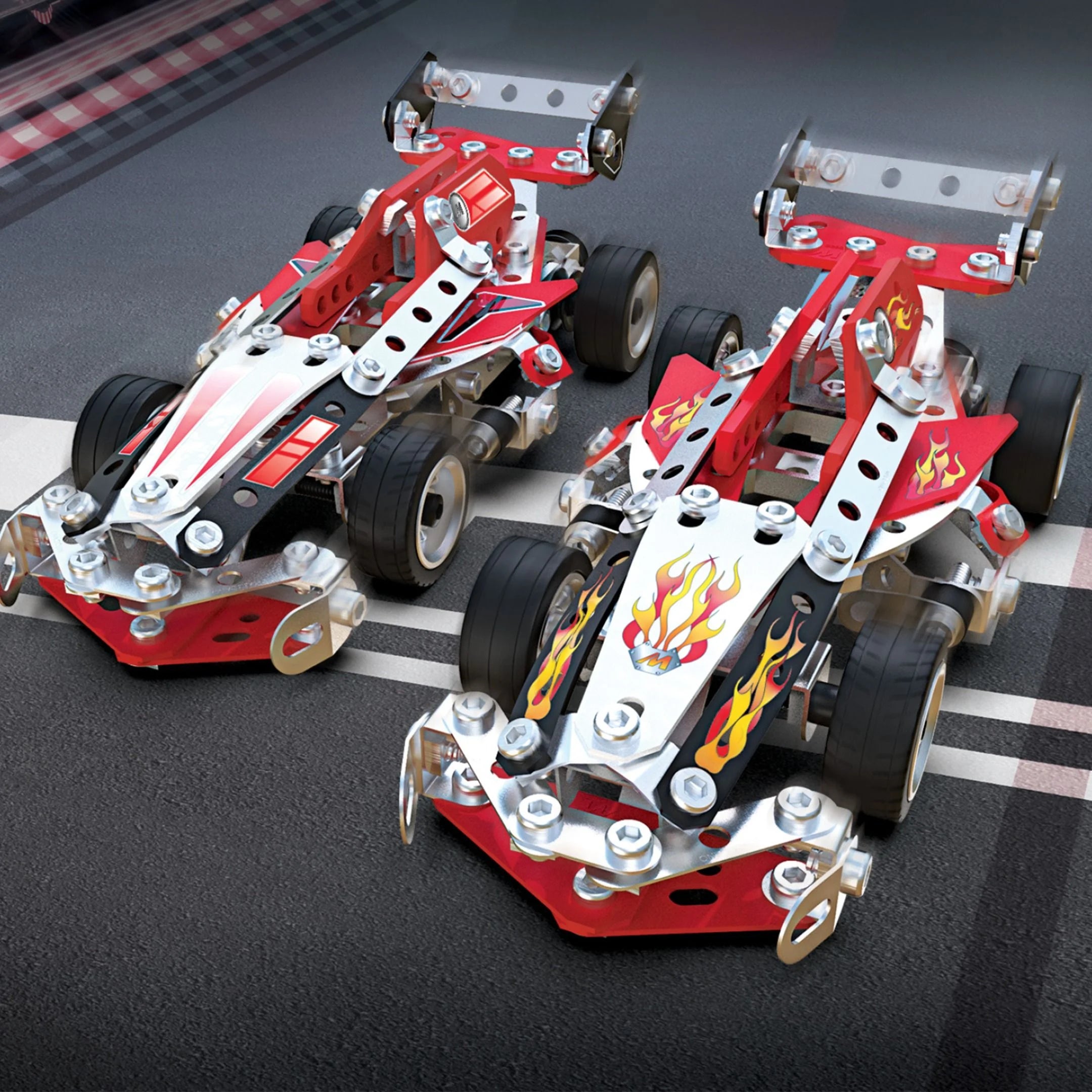 MECCANO Racing Vehicles 10 into 1
