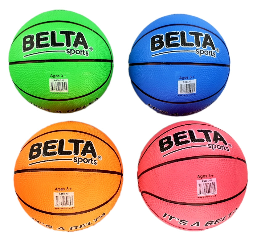 Basketball Mini 14cm asst. Colours - Belta