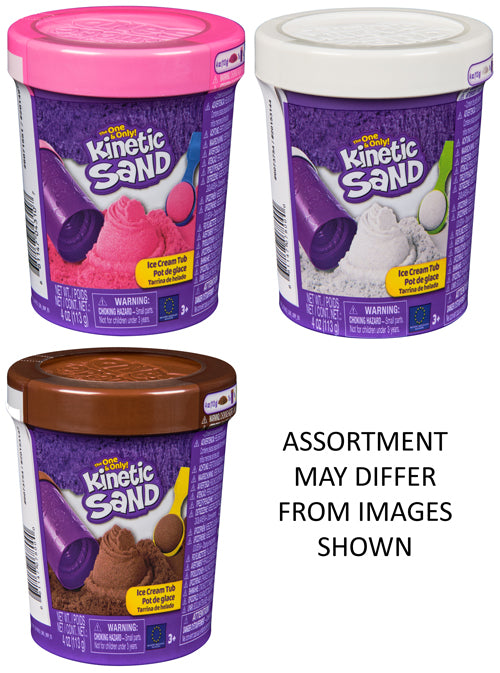 Kinetic Sand Ice Cream Tub Vanilla - All Brands
