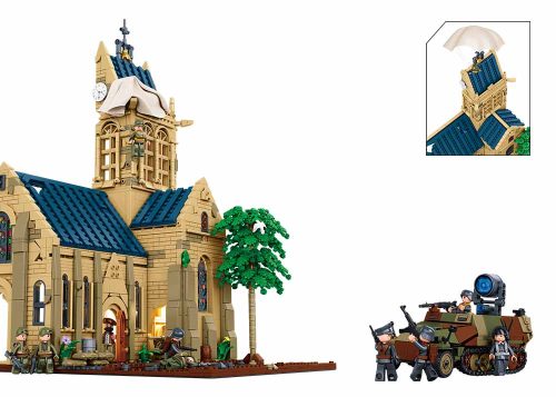 MB Battle of Saint Mere Eglise 2287pcs Sluban - Belta Brands