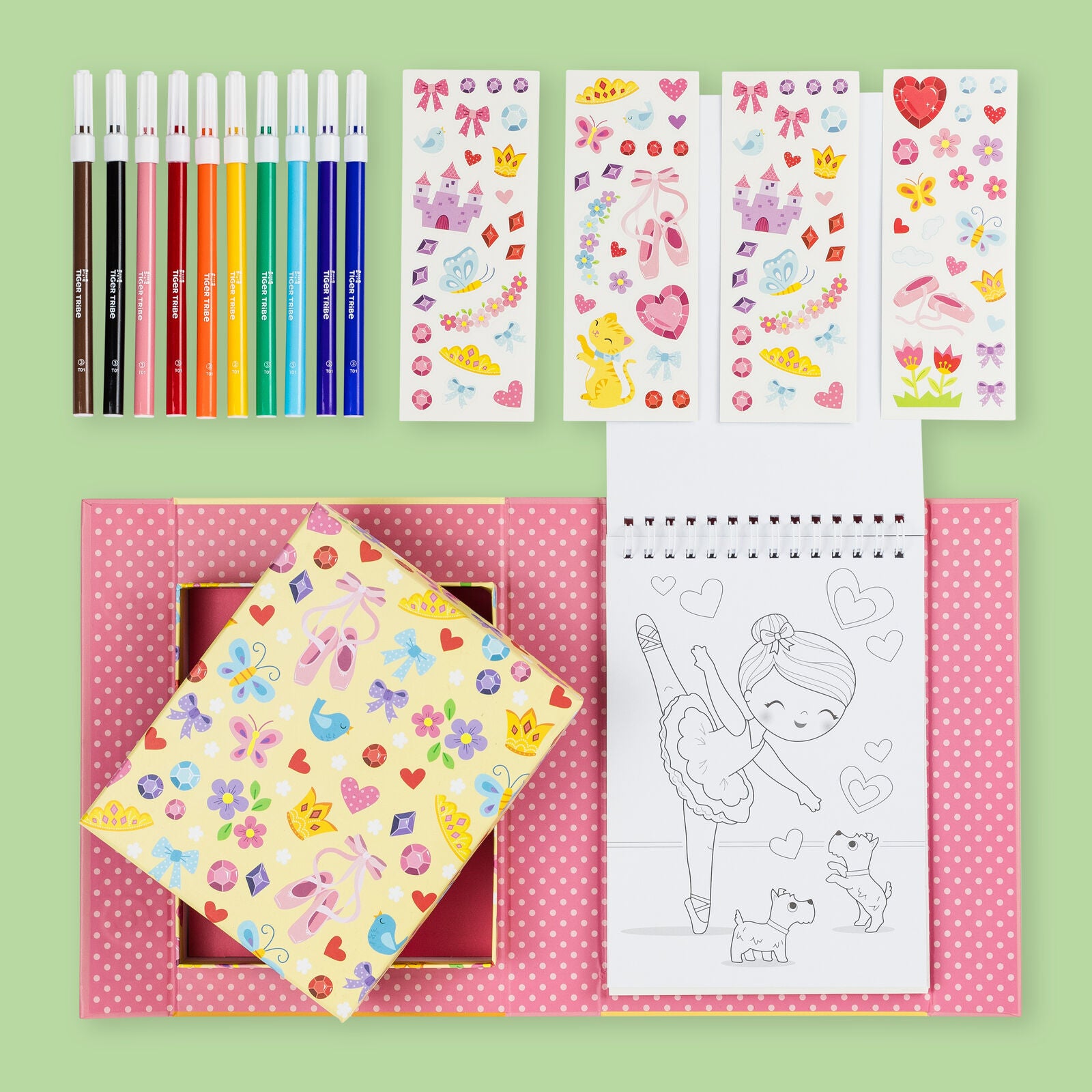 Coloring Set Ballet - Tiger Tribe
