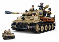 Model Bricks Tiger Tank scale 1:35 941pcs Sluban - Belta Brands
