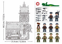 MB Battle of Saint Mere Eglise 2287pcs Sluban - Belta Brands