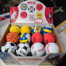 Sports Ball Textured Hi Bounce assorted - Belta