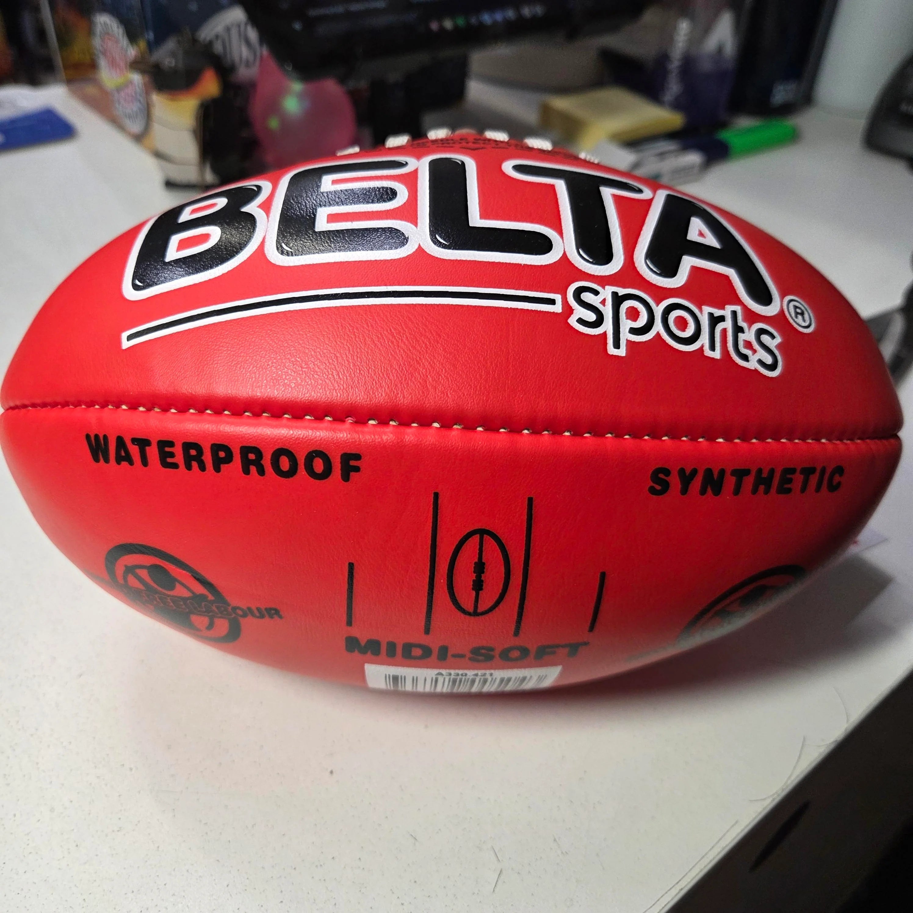 Footy AFL PVC Soft Touch Match II Red - Belta