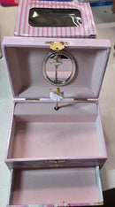 Music Jewel Box Dome ~ Paper Mirror Unicorn Rainbow - Belta