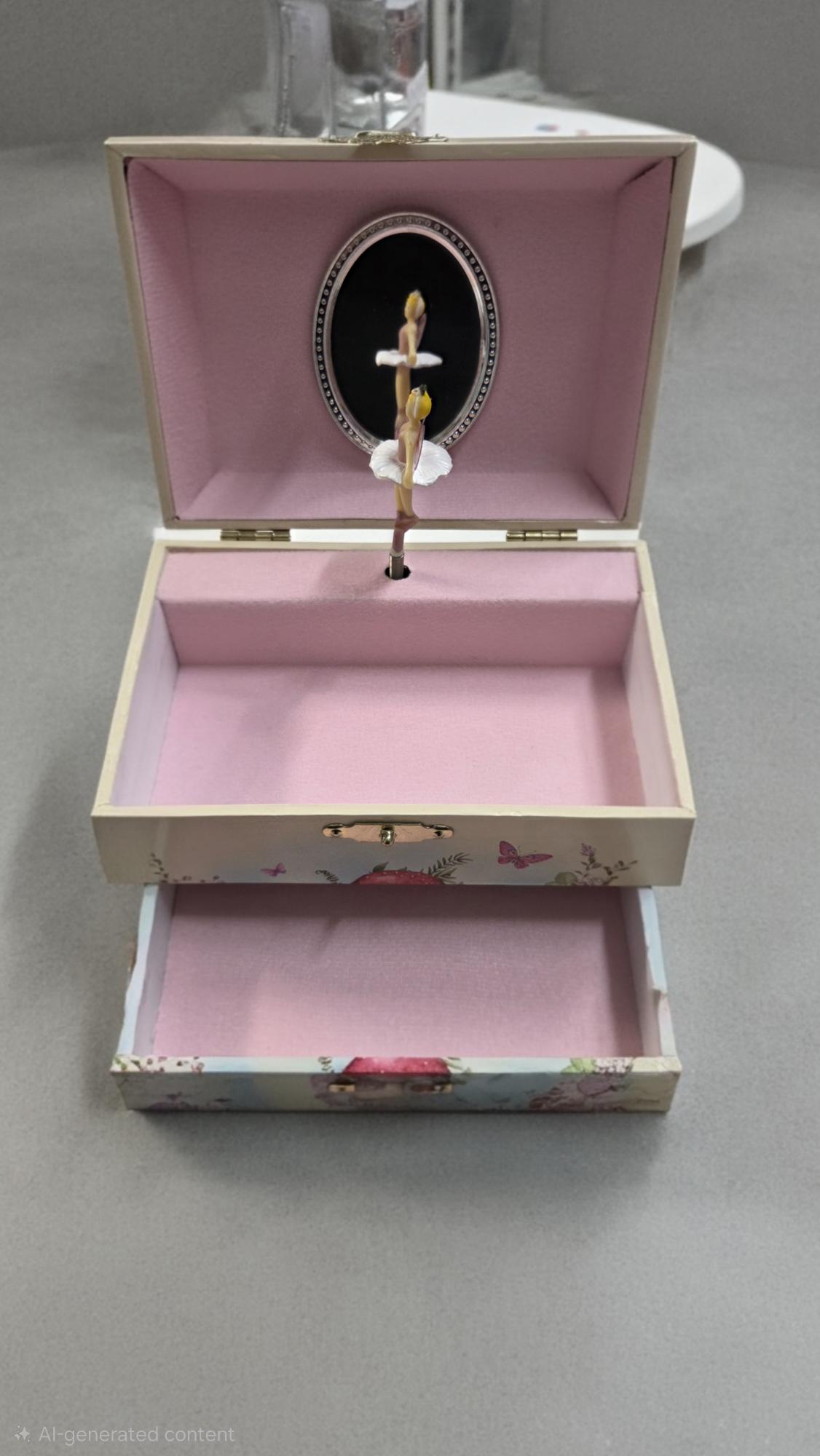 Music Jewel Box Dome Fairy Butterflies - Belta Brands