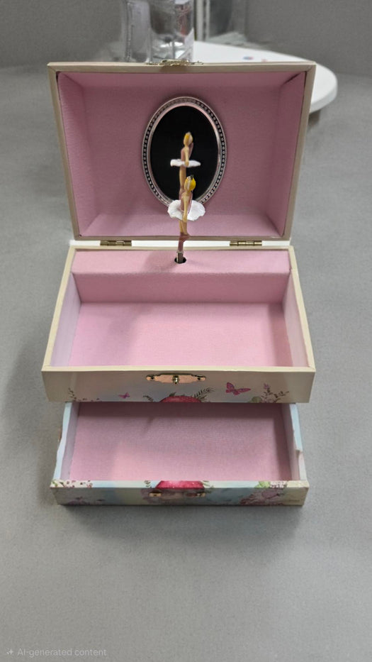 Music Jewel Box Dome Fairy Butterflies - Belta Brands