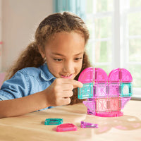 MAGNA-TILES microMAGS Heart To Heart Travel Set 26 Piece Set - Johnco
