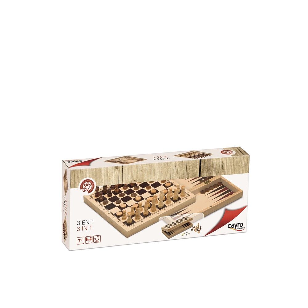 3 in 1 Game Set Cayro - Lets Play Games