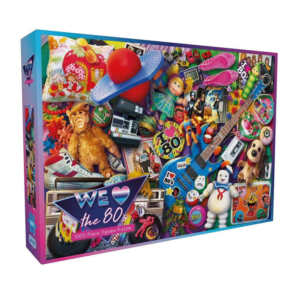 We Love the 80s 1000pc Puzzle Gibsons - Lets Play Games