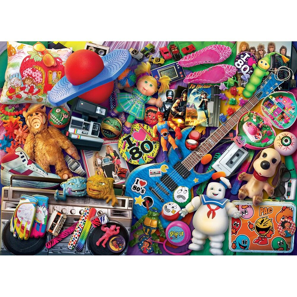 We Love the 80s 1000pc Puzzle Gibsons - Lets Play Games