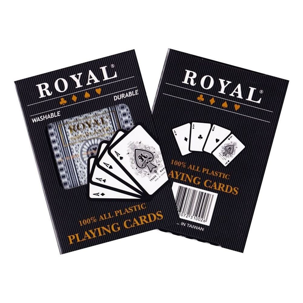Playing Cards Royal 100% Plastic - Lets Play Games