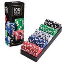 Poker Chips Cardinal Classics 100pcs 11.5gm - Lets Play Games