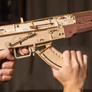 DIY Wooden AK-47 Assault Rifle ROKR - Games Wholesale