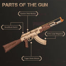 DIY Wooden AK-47 Assault Rifle ROKR - Games Wholesale