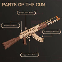 DIY Wooden AK-47 Assault Rifle ROKR - Games Wholesale