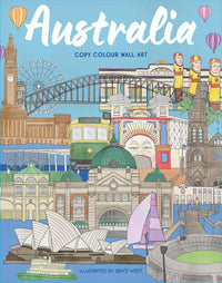 Australia Copy Colour Wall Art