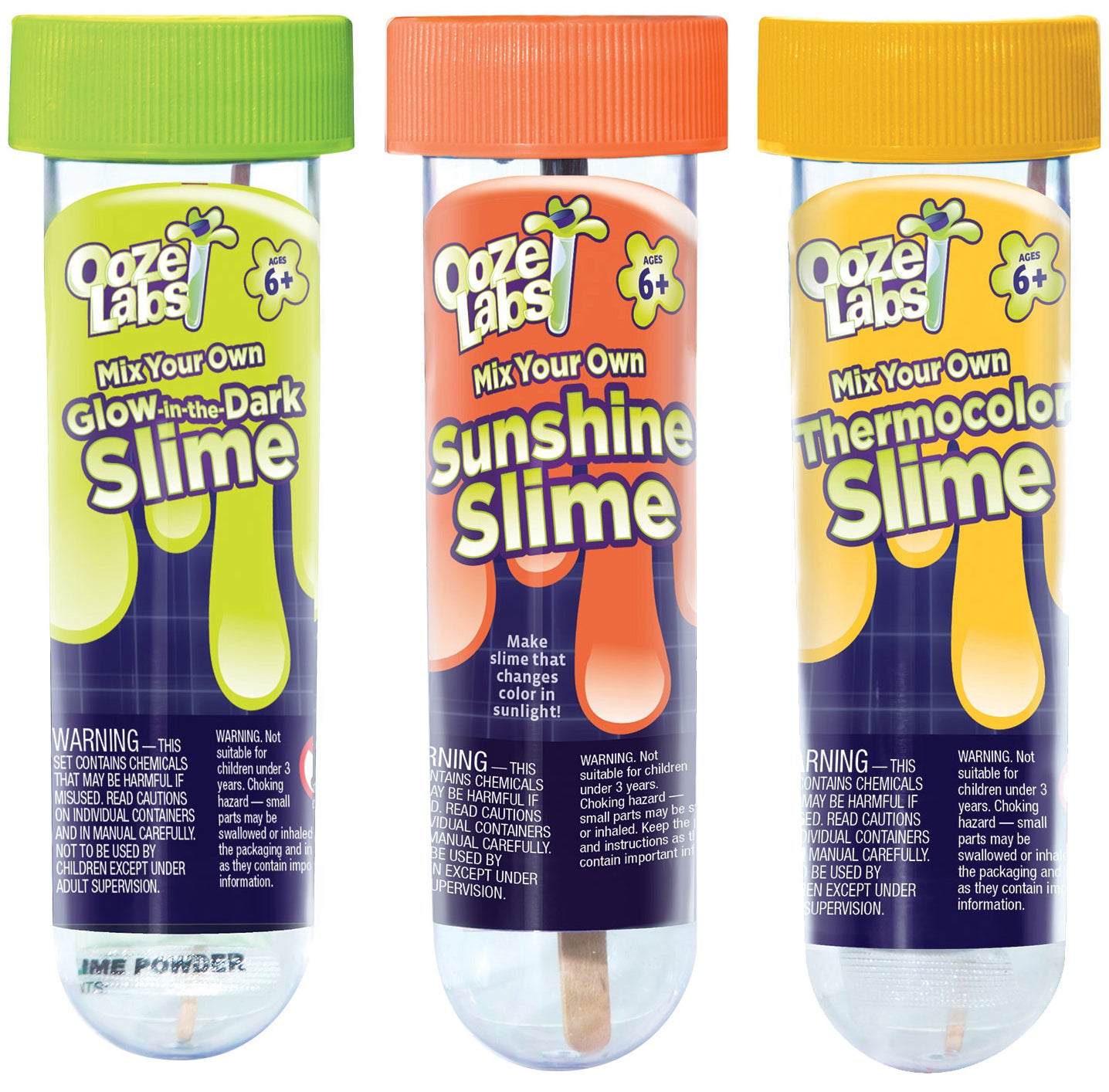 Ooze Labs mix your own Glow in the Dark Slime Thames & Kosmos - Science & Nature