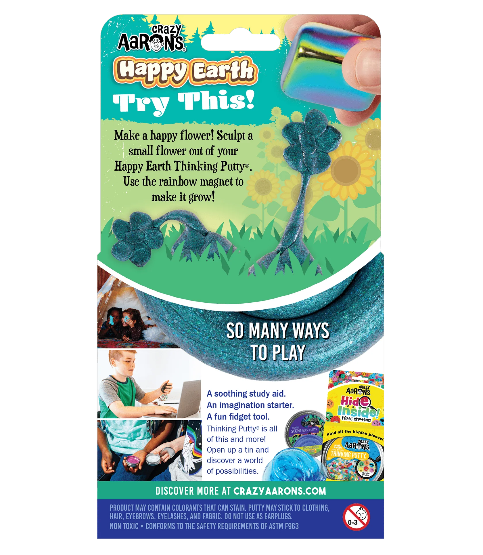 Crazy Aaron's Thinking Putty - Happy Earth