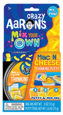 Crazy Aarons Thinking Putty 4 inch tin Mac N Cheese - Jazwares