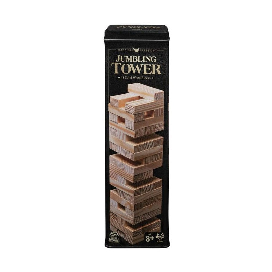 Jumbling Tower (48 Solid Wood Blocks) - Cardinal