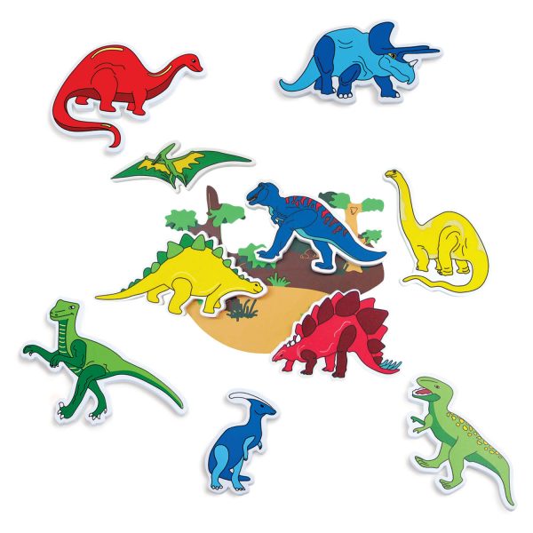 Bath Stickers Dinosaurs - edushape