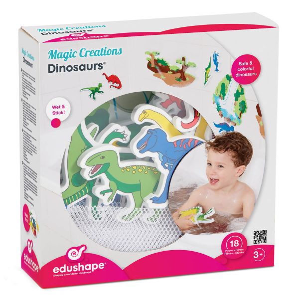 Bath Stickers Dinosaurs - edushape
