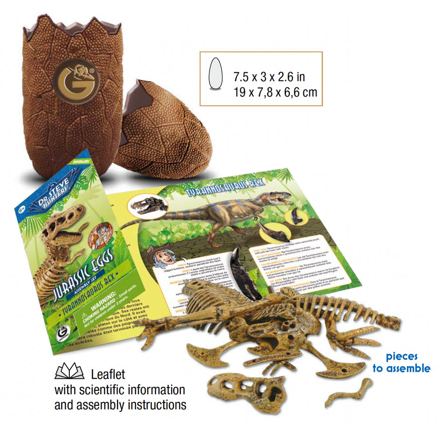 Jurassic Eggs Velociraptor - Dr Steve Hunter