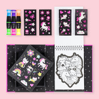 Unicorns & Friends NEON Colouring Set - Tiger Tribe