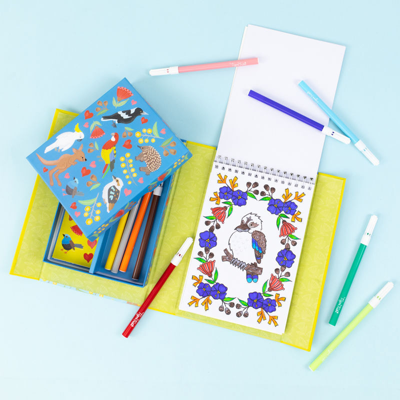 Colouring Set Aussie Animals - Tiger Tribe