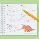 How to draw Dinosaurs - Tiger Tribe