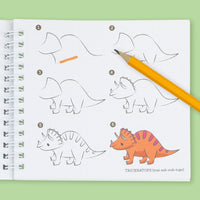 How to draw Dinosaurs - Tiger Tribe