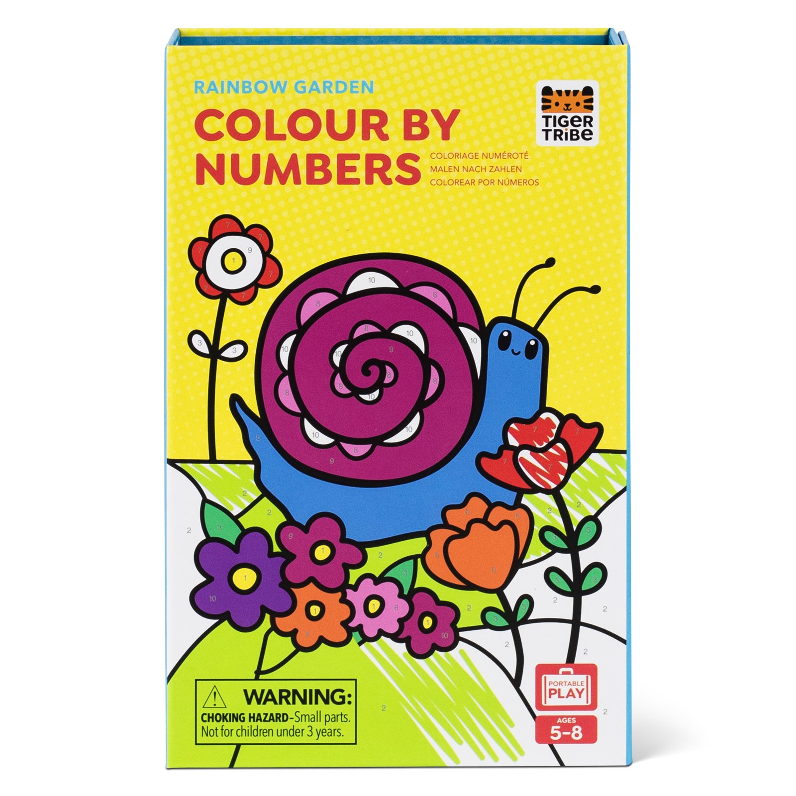 Colour By Numbers: Rainbow Garden
