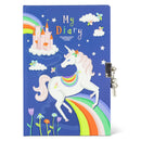 Lockable diary Unicorn Rainbows - Tiger Tribe