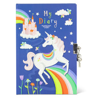 Lockable diary Unicorn Rainbows - Tiger Tribe