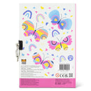 Lockable Diary Butterflies - Tiger Tribe
