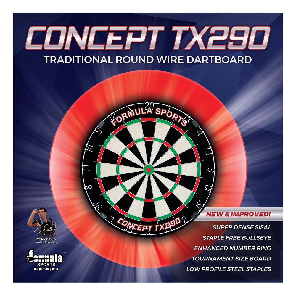 Dartboard Concept TX290 Round Wire - Formula Sports